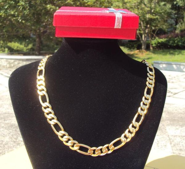 18k solid gold plated authentic finish 18k stamped 10mm fine figaro chain necklace men039s made in 600mm1793663, Silver
18k solid gold plated authentic finish 18k stamped 10mm fine figaro chain necklace men039s made in 600mm1793663, Silver