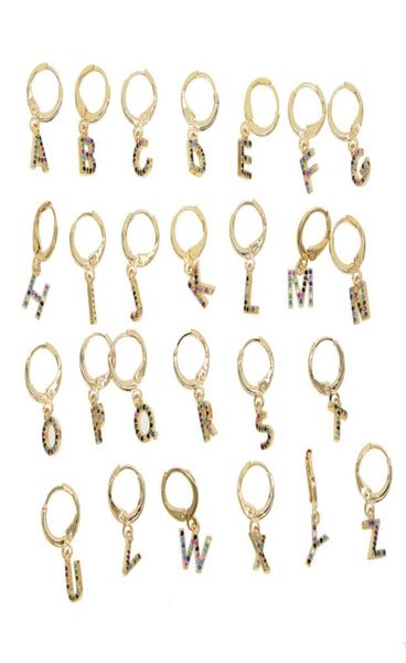 26 initial dangle earring colorful cz paved alphabet charms simple customize name letter jewelry4914781, Silver 
26 initial dangle earring colorful cz paved alphabet charms simple customize name letter jewelry4914781, Silver