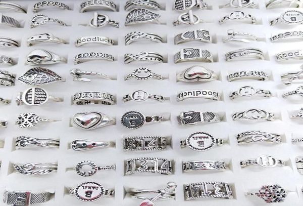 50pcslot vintage antique silver color band metal open adjustable love rings for women mix style fashion party gifts jewelry whole6546546
50pcslot vintage antique silver color band metal open adjustable love rings for women mix style fashion party gifts jewelry whole6546546
