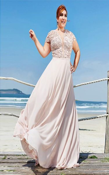 pale pink plus size lace prom dresses sheer plunging neck cap sleeves evening gowns a line floor length chiffon formal dress2064313, Black
pale pink plus size lace prom dresses sheer plunging neck cap sleeves evening gowns a line floor length chiffon formal dress2064313, Black