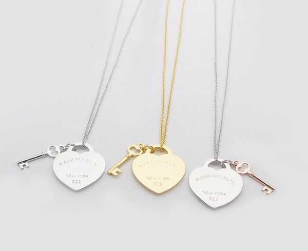 womens love heart pendant necklaces designer jewelry key necklaces for women goldsilverrose with full package of brand as weddin1426487, Silver
womens love heart pendant necklaces designer jewelry key necklaces for women goldsilverrose with full package of brand as weddin1426487, Silver