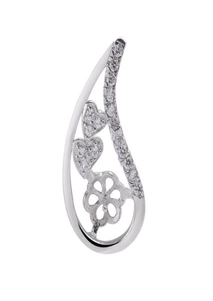 pearl settings 925 sterling silver with two little heart pendant semi mounts 5 pieces7780535, Slivery;crystal
pearl settings 925 sterling silver with two little heart pendant semi mounts 5 pieces7780535, Slivery;crystal