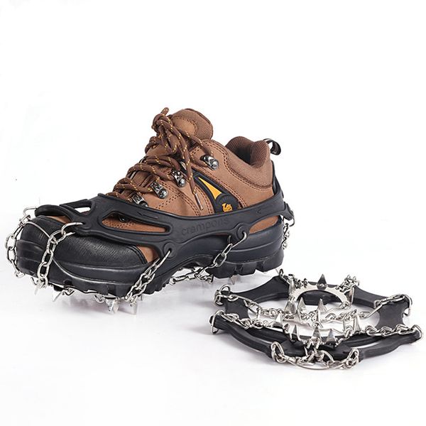 climbing ropes 19 teeth crampons ice gripper spike for shoes anti slip snow spikes steel chain outdoor winter hiking claw 230717
climbing ropes 19 teeth crampons ice gripper spike for shoes anti slip snow spikes steel chain outdoor winter hiking claw 230717