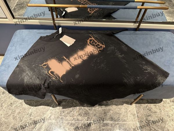 xinxinbuy men designer tee t shirt 23ss paris mud destroyed letter print short sleeve cotton women black gray xs-2xl, Black;brown
xinxinbuy men designer tee t shirt 23ss paris mud destroyed letter print short sleeve cotton women black gray xs-2xl, Black;brown