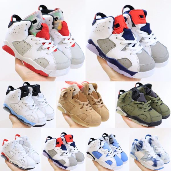 children 6 basketball kids shoes 6s children sneakers boys toddlers kid youth outdoor walking trainers khaki green red designer sport shoe g, Black
children 6 basketball kids shoes 6s children sneakers boys toddlers kid youth outdoor walking trainers khaki green red designer sport shoe g, Black