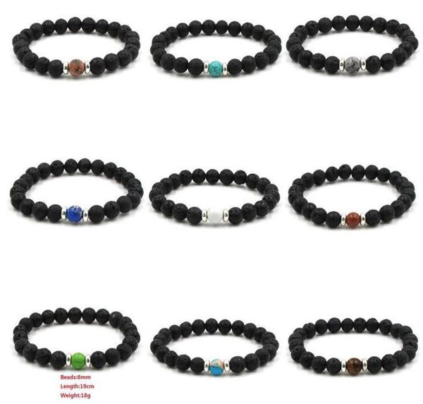10 colors natural black lava stone beads elastic bracelet essential oil diffuser bracelet volcanic rock beaded hand strings5182013
10 colors natural black lava stone beads elastic bracelet essential oil diffuser bracelet volcanic rock beaded hand strings5182013