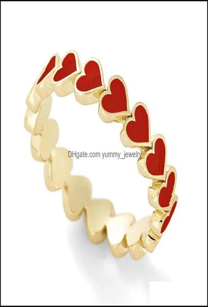 band rings jewelry fashion 18k gold classic red enameled love heart finger ring women girls party metal drop delivery 2021 x6od59421516, Silver
band rings jewelry fashion 18k gold classic red enameled love heart finger ring women girls party metal drop delivery 2021 x6od59421516, Silver