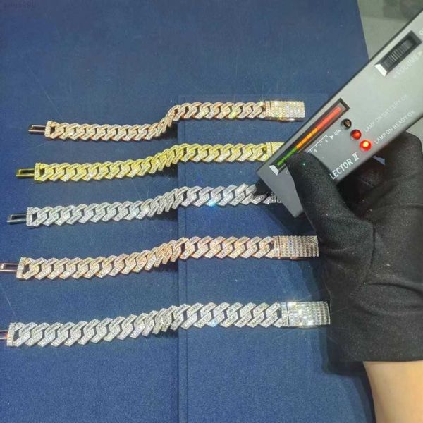 factory custom iced out silver bracelets 925 women bagutte cut vvs moissanite cuban link bracelet
factory custom iced out silver bracelets 925 women bagutte cut vvs moissanite cuban link bracelet
