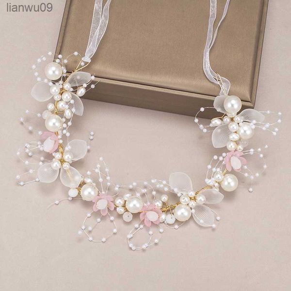 romantic bridal hair band headdress pink flowers handprepared pearl head wear women children's wreath hair accessories l230704, White;golden
romantic bridal hair band headdress pink flowers handprepared pearl head wear women children's wreath hair accessories l230704, White;golden