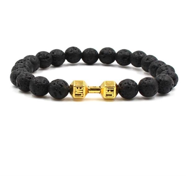lava rock dumbbell bracelet men 8mm frosted bracelets fashion luxury designer jewelry bracelet women bracelet gift4488070, Golden;silver
lava rock dumbbell bracelet men 8mm frosted bracelets fashion luxury designer jewelry bracelet women bracelet gift4488070, Golden;silver