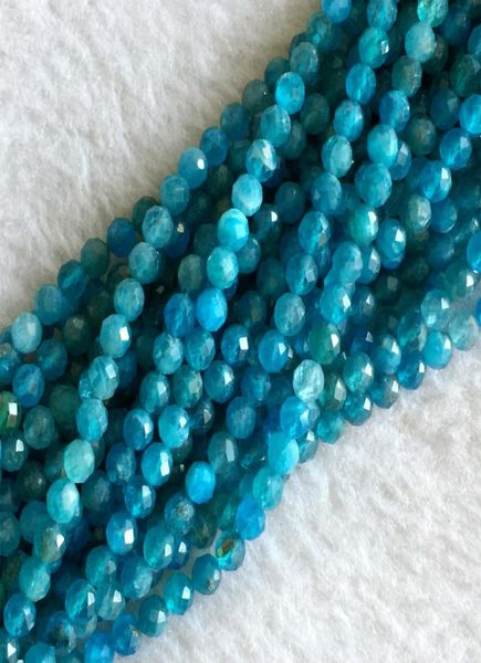 genuine natural blue apatite faceted round small beads 3mm 4mm 16quot 057396435676, Black
genuine natural blue apatite faceted round small beads 3mm 4mm 16quot 057396435676, Black