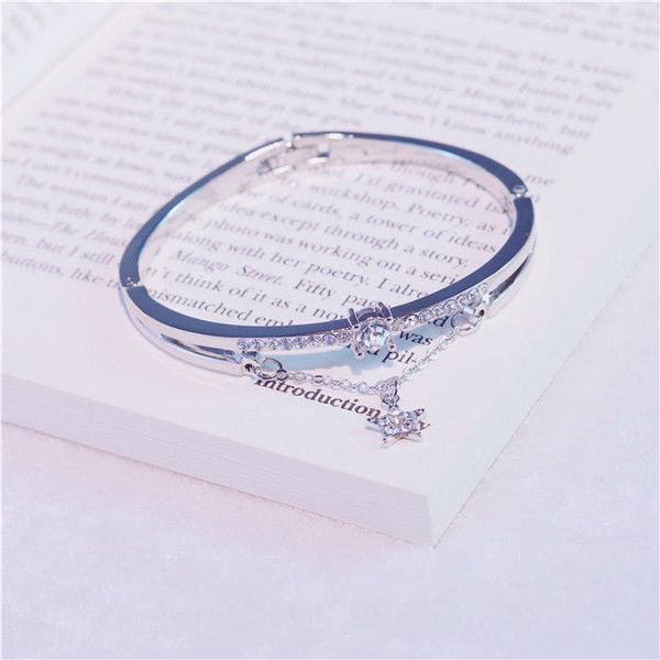 female heart forever love brand charm cold wind bracelet bracelets designer for women rose gold stainless steel bracelets jewelry 12-16cm ha, Black
female heart forever love brand charm cold wind bracelet bracelets designer for women rose gold stainless steel bracelets jewelry 12-16cm ha, Black