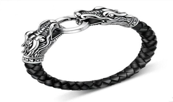 leather tibetan silver men bracelet titanium fashion male vintage accessories parataxis dragon bracelet men jewelry sl09086442119902272, Golden;silver
leather tibetan silver men bracelet titanium fashion male vintage accessories parataxis dragon bracelet men jewelry sl09086442119902272, Golden;silver