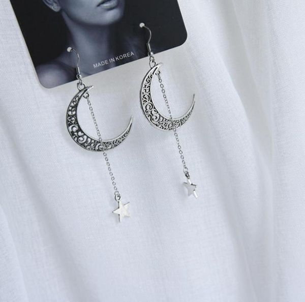 new fashion gothic retro punk moon star charm earrings handmade statement dangle earrings women earrings5521997, Golden
new fashion gothic retro punk moon star charm earrings handmade statement dangle earrings women earrings5521997, Golden