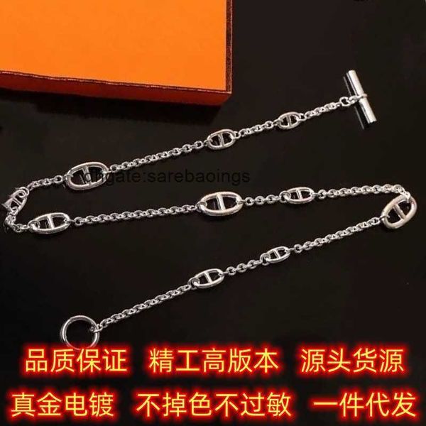 aher mas designer luxury nacklace silver h family's product pig nose small market high sense necklace female
aher mas designer luxury nacklace silver h family's product pig nose small market high sense necklace female