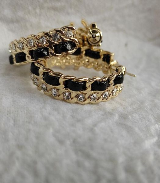 matel hoop earring accessories with leather rhinestone c symbol retro designer earring9652485, Golden
matel hoop earring accessories with leather rhinestone c symbol retro designer earring9652485, Golden
