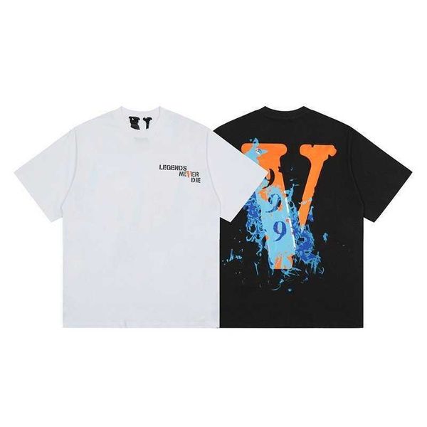 men's t-shirts fashion vlones x juice wrld 999 co branded wave print large v short sleeve t-shirt men and women loose hip hop, White;black
men's t-shirts fashion vlones x juice wrld 999 co branded wave print large v short sleeve t-shirt men and women loose hip hop, White;black