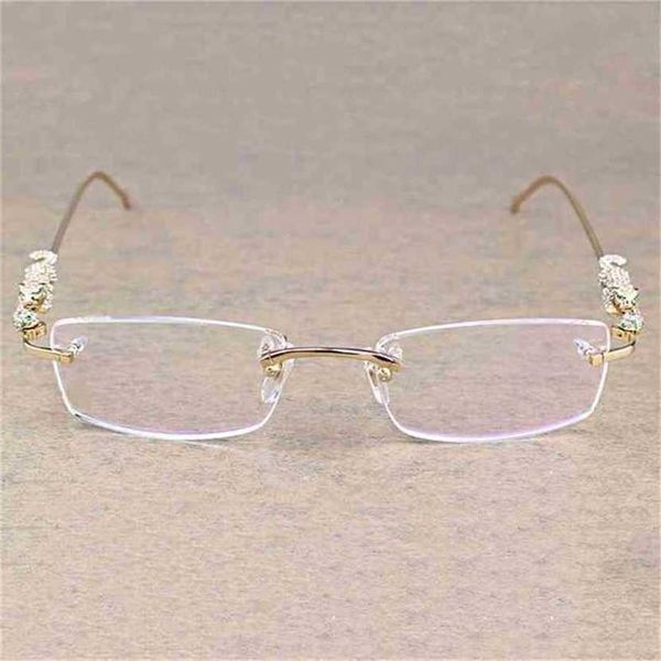40% off vintage leopard rimless clear stone transparent glasses frame luxury eyewear men accessories oculos eyeglasses 6384kajia new, White;black
40% off vintage leopard rimless clear stone transparent glasses frame luxury eyewear men accessories oculos eyeglasses 6384kajia new, White;black