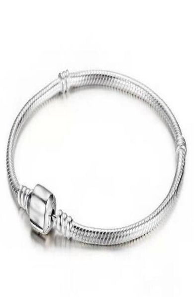 925 silver bracelet 16cm23cm snake chains diy jewelry accessories fit european style beads6616386, Black
925 silver bracelet 16cm23cm snake chains diy jewelry accessories fit european style beads6616386, Black