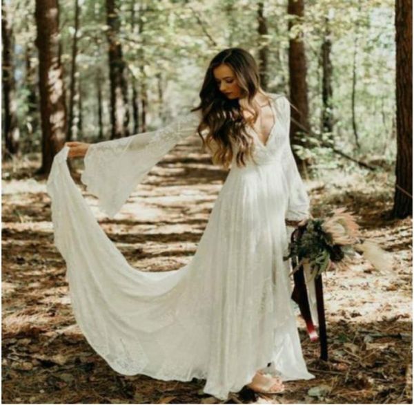 chic ivory lace boho wedding dress civil forset country wedding dresses deep v neck poet sleeves summer beach wedding for bride3659494, White
chic ivory lace boho wedding dress civil forset country wedding dresses deep v neck poet sleeves summer beach wedding for bride3659494, White