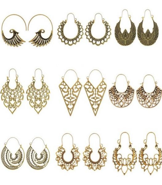 boho earrings cresent antique silvergold gypsy indian tribal ethnic hoop dangle mandala earrings5514636, Silver
boho earrings cresent antique silvergold gypsy indian tribal ethnic hoop dangle mandala earrings5514636, Silver