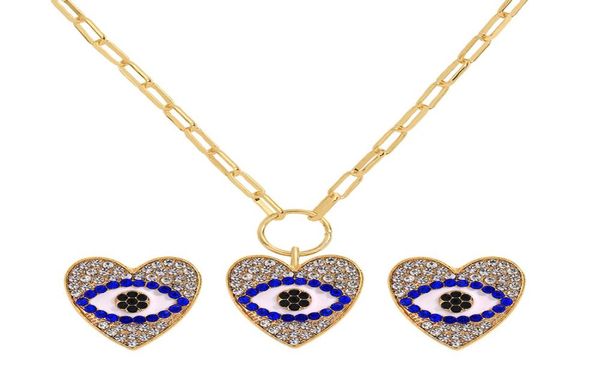 highend angel eye pendant necklaces earrings set simple retro diamond clavicle chain alloy rhinestone earring french devil eyes e1928537, Silver
highend angel eye pendant necklaces earrings set simple retro diamond clavicle chain alloy rhinestone earring french devil eyes e1928537, Silver