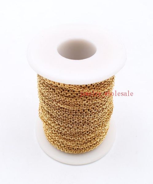 selling 50meterroll whole jewelry finding chain gold stainless steel strong thin 2mm links soldered flat link oval chain 4504007, Silver
selling 50meterroll whole jewelry finding chain gold stainless steel strong thin 2mm links soldered flat link oval chain 4504007, Silver