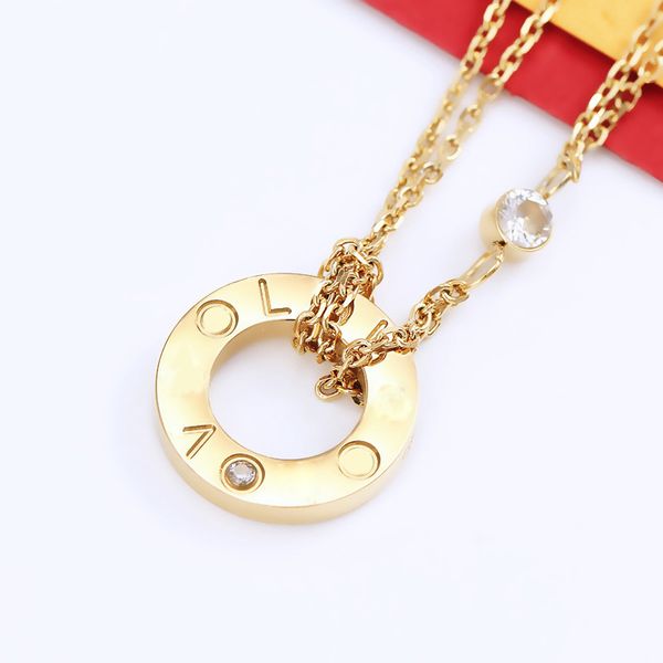 love necklace pendant necklaces diamond chain fashion jewelry woman titanium steel rose gold silver tennis necklace designer accessories val
love necklace pendant necklaces diamond chain fashion jewelry woman titanium steel rose gold silver tennis necklace designer accessories val
