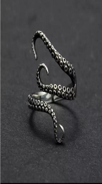 zinc alloy punk style squid ocs ring 2017 new men039s jewelry animal opened adjustable finger ring for man5079937, Silver 
zinc alloy punk style squid ocs ring 2017 new men039s jewelry animal opened adjustable finger ring for man5079937, Silver