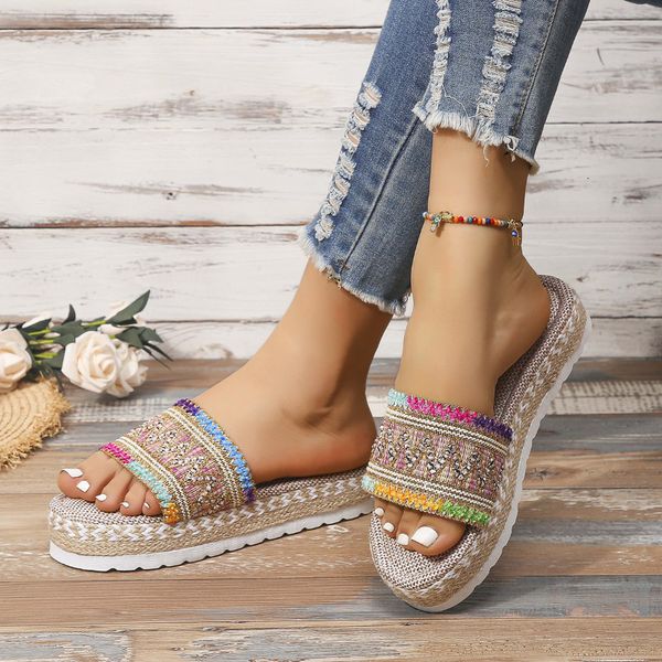 slippers womens summer fashion platform open toed shoes for women beach casual bohemian ladies zapatos mujer 2306715, Black
slippers womens summer fashion platform open toed shoes for women beach casual bohemian ladies zapatos mujer 2306715, Black