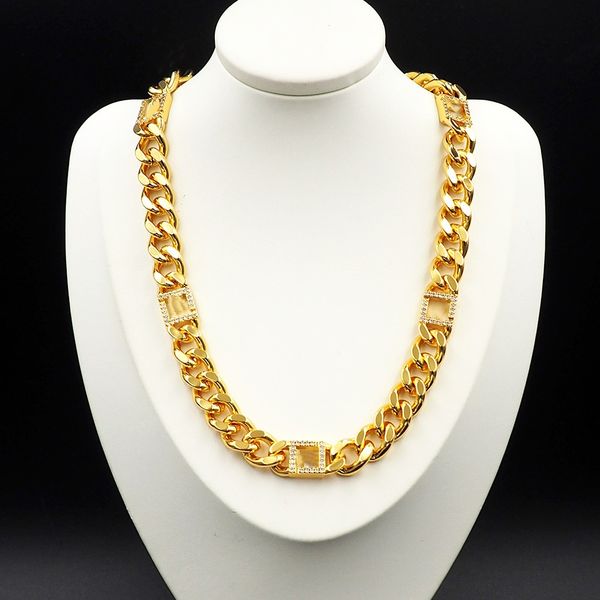 designer popula necklaces choker necklace collares punk ffity vintage chunky thick link chain new year jewelry accessories af4e, Silver
designer popula necklaces choker necklace collares punk ffity vintage chunky thick link chain new year jewelry accessories af4e, Silver