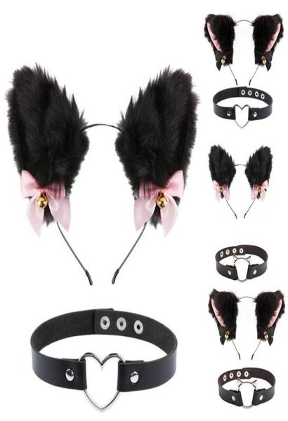 hair accessories cat ears headband plush furry cute with bow bell chocker fluffy headwear kitten necklace for party halloween8419351
hair accessories cat ears headband plush furry cute with bow bell chocker fluffy headwear kitten necklace for party halloween8419351