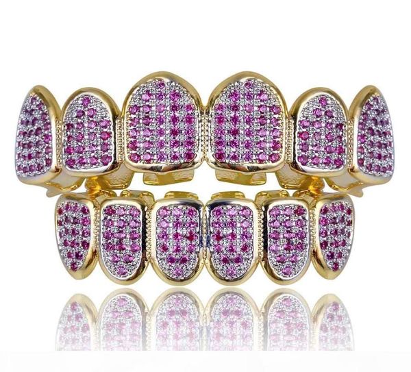 new custom fit hip hop gold teeth grillz caps micro pave fuchsia cubic zirconia bottom grills set for christmas gift women5909269, Black
new custom fit hip hop gold teeth grillz caps micro pave fuchsia cubic zirconia bottom grills set for christmas gift women5909269, Black