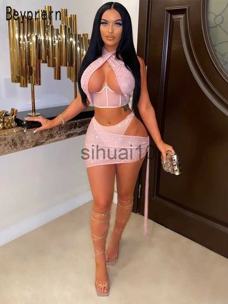 women's two piece pants beyprern new chic see-through corset crystal mesh skirt set girls glam sequin crop and long draped matching set, White
women's two piece pants beyprern new chic see-through corset crystal mesh skirt set girls glam sequin crop and long draped matching set, White