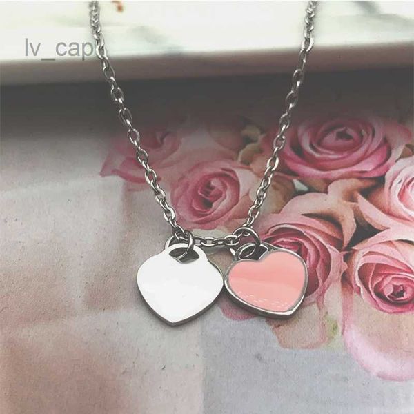 10mm 2 heart necklace woman stainless steel blue pink green pendant jewelry on the neck valentine day christmas gifts for girlfriend wholesa, Silver
10mm 2 heart necklace woman stainless steel blue pink green pendant jewelry on the neck valentine day christmas gifts for girlfriend wholesa, Silver