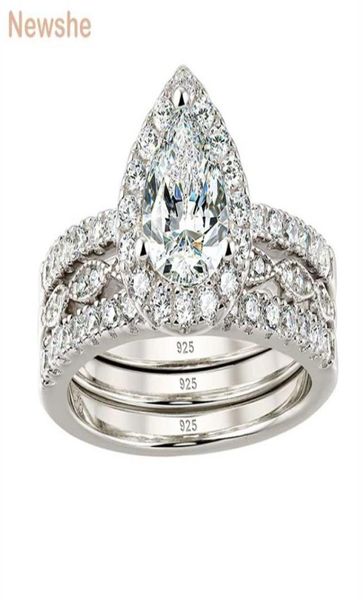 she 3 pieces 925 sterling silver wedding rings set for women pear shape aaaaa zircons engagement ring bands br1079 2112179772742, Slivery;golden
she 3 pieces 925 sterling silver wedding rings set for women pear shape aaaaa zircons engagement ring bands br1079 2112179772742, Slivery;golden