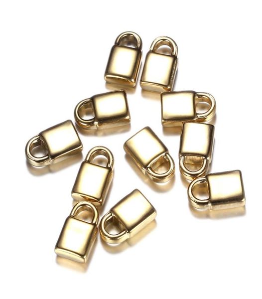 100pcs 1016mm new high polished gold silver color stainless steel unique square lock charms for jewelry diy making accessories fi3861020, Bronze;silver
100pcs 1016mm new high polished gold silver color stainless steel unique square lock charms for jewelry diy making accessories fi3861020, Bronze;silver