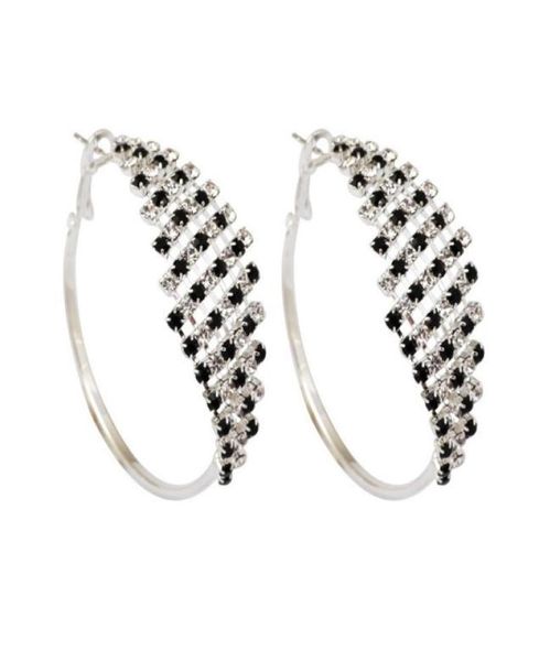 new fashion clear black white rhinstone crystal circel hoop earrings nightclub hoop earring for women lt21889907, Golden;silver
new fashion clear black white rhinstone crystal circel hoop earrings nightclub hoop earring for women lt21889907, Golden;silver