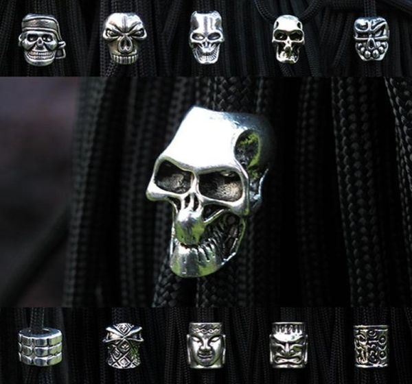 50peclot keychain ring buckle diy string outdoor paracord accessories pendant metal skull beads pirate camping5568868, Black
50peclot keychain ring buckle diy string outdoor paracord accessories pendant metal skull beads pirate camping5568868, Black