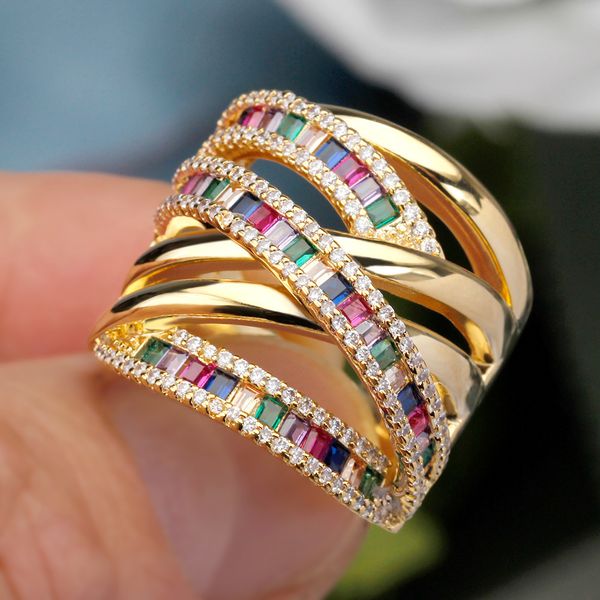 wedding rings luxury multilayer big ring irregularity micro paved square baguette cubic zirconia for women wedding engage ring trendy jewelr, Slivery;golden
wedding rings luxury multilayer big ring irregularity micro paved square baguette cubic zirconia for women wedding engage ring trendy jewelr, Slivery;golden