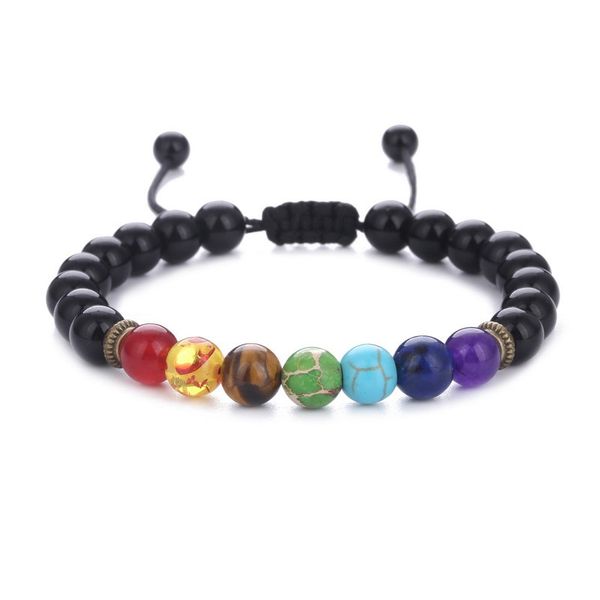 gemstone beads bracelet lava tiger eye 7 chakra bracelet for men women meditation handamde adjustable jewelry, Black
gemstone beads bracelet lava tiger eye 7 chakra bracelet for men women meditation handamde adjustable jewelry, Black