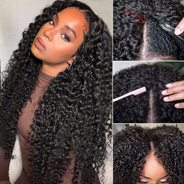 curly v part wig human hair no leave out glueless v u part human hair wigs for women brazilian remy deep wave 30 32 34 inch wig, Black;brown
curly v part wig human hair no leave out glueless v u part human hair wigs for women brazilian remy deep wave 30 32 34 inch wig, Black;brown
