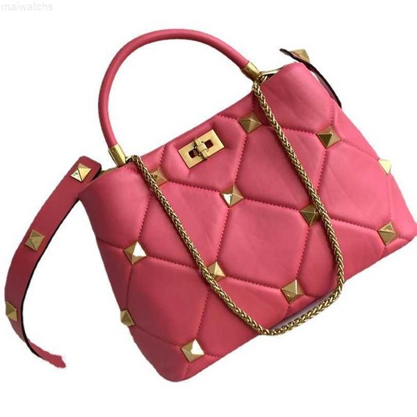 valntin shoulder designer bag fashion for one woman diagonal bags cross leather women's rivet sheep handbag large capacity bucket
valntin shoulder designer bag fashion for one woman diagonal bags cross leather women's rivet sheep handbag large capacity bucket