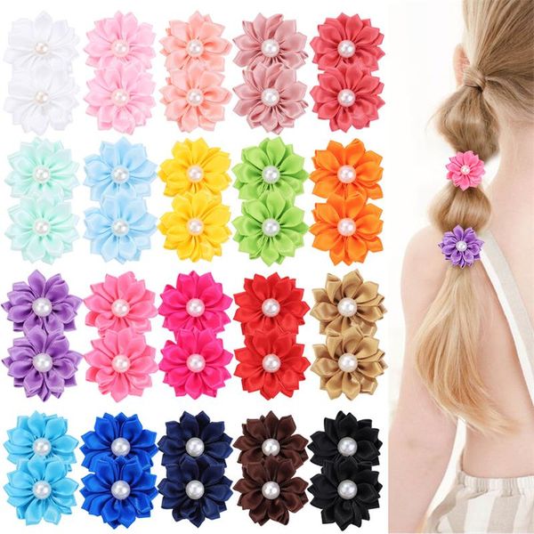 1.6 inch children flower pearl rubber band ponytail holder baby girls hair ring petal hair tie kids headwear hair accessories, Slivery;white
1.6 inch children flower pearl rubber band ponytail holder baby girls hair ring petal hair tie kids headwear hair accessories, Slivery;white