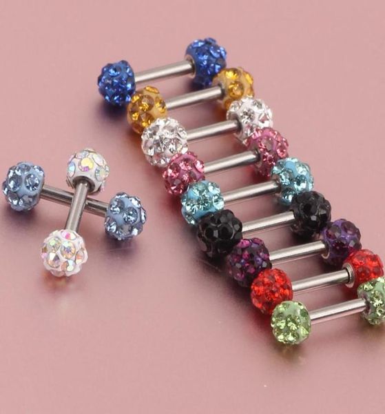 body jewelry whole 50pcslot mix 10 colors crystal ball earring body piercing jewelry fake ear stud tongue ring3343452, Slivery;golden
body jewelry whole 50pcslot mix 10 colors crystal ball earring body piercing jewelry fake ear stud tongue ring3343452, Slivery;golden