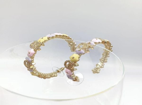 18k gold plated rhinestone hoop earrings alluring purple light pink flower form fashion brand designer earrings for women weddi4575995, Golden;silver
18k gold plated rhinestone hoop earrings alluring purple light pink flower form fashion brand designer earrings for women weddi4575995, Golden;silver