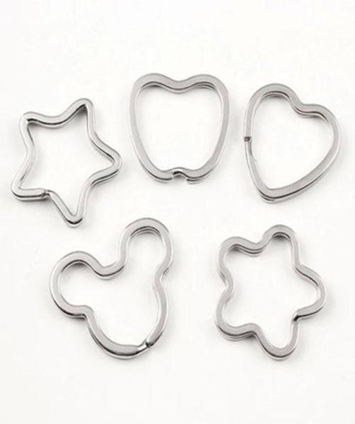 100pcslot metal pentagram star heart key holder split rings keyring keychain loop circle hook accessories 8130783, Slivery;golden
100pcslot metal pentagram star heart key holder split rings keyring keychain loop circle hook accessories 8130783, Slivery;golden