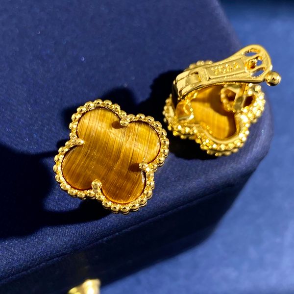 four leaf clover charm stud earrings fashion vintage back mother-of-pearl silver 18k gold plated agate for women&girls valentine's moth, Golden
four leaf clover charm stud earrings fashion vintage back mother-of-pearl silver 18k gold plated agate for women&girls valentine's moth, Golden