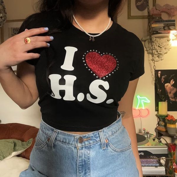 women's t-shirt y2k women t-shirt letter print goth baby tee harajuku vintage grunge graphic slim short crop streetwear summer t shirt, White
women's t-shirt y2k women t-shirt letter print goth baby tee harajuku vintage grunge graphic slim short crop streetwear summer t shirt, White