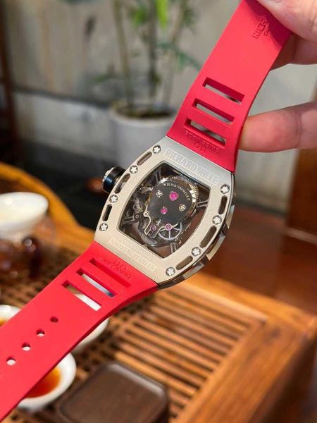 rm052 real tourbillon watch fantasic superb men wrist watches f1m5 high-end quality mechanical uhr ntpt all carbon fiber case montre rd luxe, Slivery;brown
rm052 real tourbillon watch fantasic superb men wrist watches f1m5 high-end quality mechanical uhr ntpt all carbon fiber case montre rd luxe, Slivery;brown